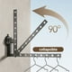 thumbnail image 4 of Tendedero portátil con ventosa | Tendedero plegable de pared para balcón, camping, hotel | Instalación compacta sin taladros | Gris, 4 of 6