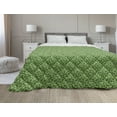thumbnail image 1 of Hawaiian Down Alternative Comforter, Summer Time Tropical Composition of Palm Leaves Toucans and Endemic Jungle Flowers, Microfiber Quilt for All Season, 5 Sizes, Multicolor, by Ambesonne, 1 of 3