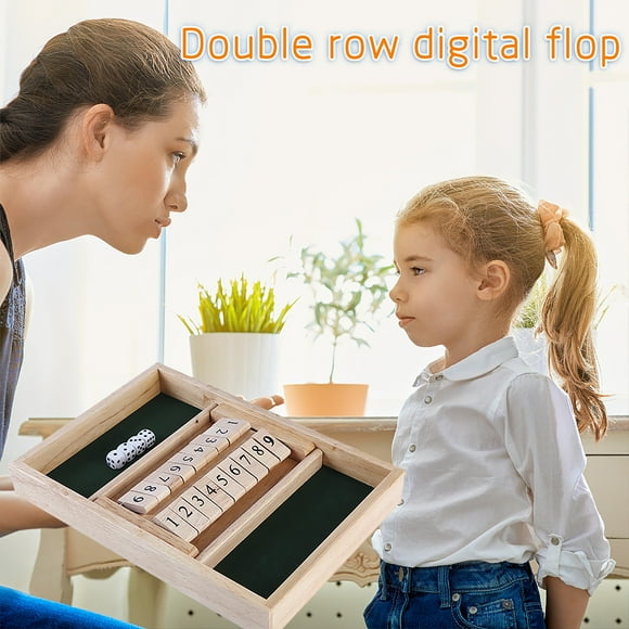 IMENGL Children's Games Game Double-sided Board Parent-child Games Flop Number Toys Education Activities for Toddlers 1-3,Toddler Magnets for Refrigerator,Animal Matching Game Head And Tails,Thick I