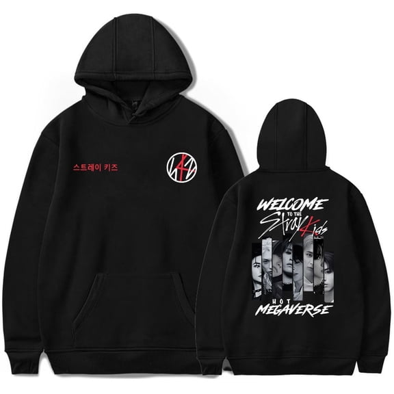 Unisex Kids Merch Print Hoodie - Casual Hip Hop Style Long Sleeve Hooded Sweatshirt for Boys and Girls