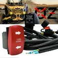 thumbnail image 5 of Turn Signal On/Off/On Red Rocker Switch with Power Distribution Block Wire Harness Compatible with 2018-2023 Can-Am Maverick X3 Max RS Turbo RR Sport Trail Defender, 5 of 5
