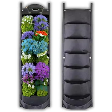7 Pocket Fence Planters Wall Planters for Outdoors Plants Vertical Planter Balcony Planter Vertical Garden Wall Pocket Planter Outdoor Wall Planter Fence Garden Planter Vertical Wall Garden