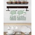 thumbnail image 3 of Sage Green Coastal Turtle Kitchen Dish Towels for Drying Dishes Set of 2, Ocean Coral Nautical Waffle Weave Microfiber Hand Tea Bathroom Towels Quick Dry & Absorbent Towel 15.7x23.6, 3 of 7