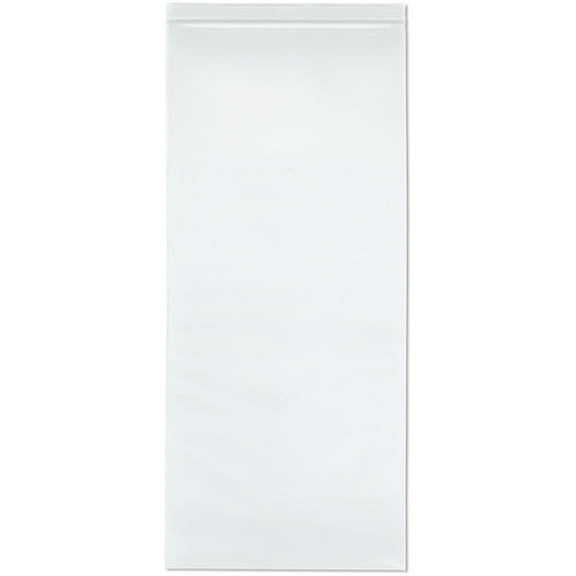 Plymor 8" x 18" (Pack of 50), 8 Mil Extra Thick Heavy Duty Zipper Reclosable Plastic Bags