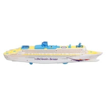 Toys for Kids 3 Kids Cruise Ship Model Sound Effects LED Light Universal Rotation Ocean Liner Boat Toy for Boys Girls