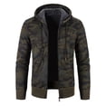 thumbnail image 2 of Pull Tricoté à Col Roulé d'Hiver pour Hommes à Manches Longues avec Fermeture Éclair, 2 of 4