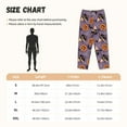 thumbnail image 4 of Lsque Vintage Halloween Black Cat Print Women's Pajama Pants, Lounge Pant - Comfortable Home Wear,Elastic Waistband, Stylish Design-Large, 4 of 9