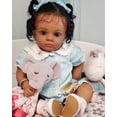 thumbnail image 2 of Muñeca Reborn Angelbaby, niña afroamericana de 24 pulgadas, 2 of 6
