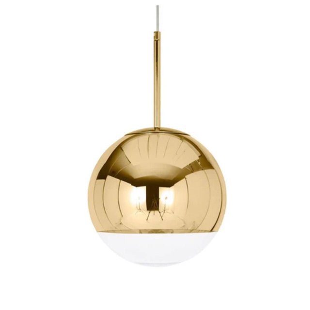 PENDENTIF GLOBE EN OR 14"