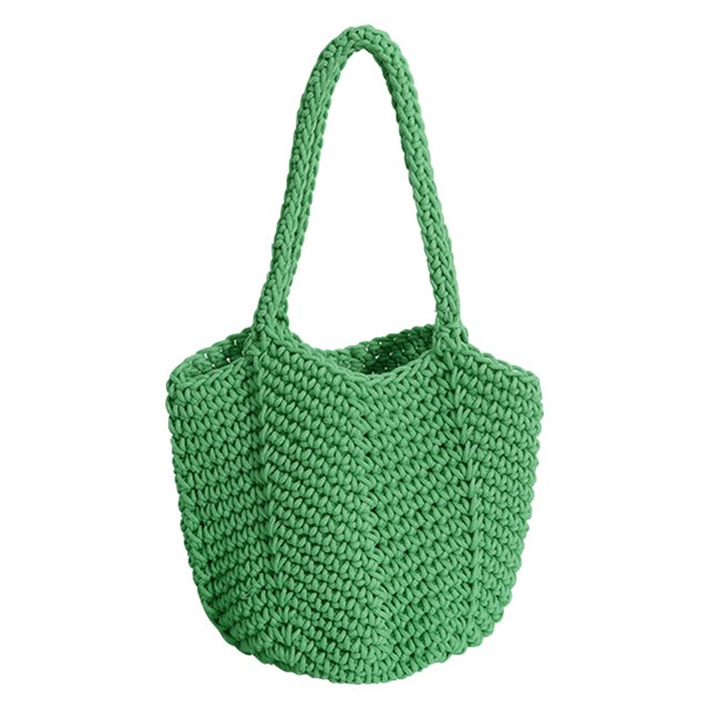 Bandolera Vintage Tejido Suave Playa Elegante para Vacaciones Junto al Mar Verde DQrwqpou