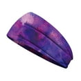 thumbnail image 2 of Diademas de ganchillo Qarigey Banda para la cabeza deportiva Elástico Tie-dye, 2 of 6