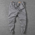 thumbnail image 2 of WIZUTIZ Men's Outdoor Jogging Casual Sweatpants Stretch Waist Lightweight Cargo Pants, 2 of 5