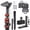 Black, variant on Yescom EZ GO 14FT Starlink Mini Pole Ground Mount Kit w/ Pipe Adapter Carry Bag Black Telescoping Pole with Tire Mount for RV Travel