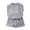 1-Grey105, variant on Boy Solid Textured Clothing Set Letter Printed Sleeveless Crew Neck Vest Shorts Outfits Soft Comfy Outfit Set
