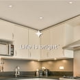 thumbnail image 6 of LUXRITE 3 In. LED ECO Backlit Mini Panel Light, 5CCT 2700K-5000K, 660LM, 8W, 100 Beam, Dimmable ETL & Wet Rated 16 Pack, 6 of 7