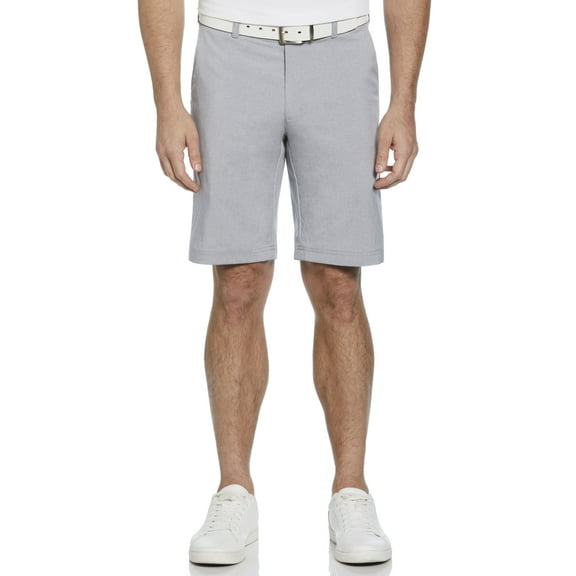 Ben Hogan Men's and Big Men's Performance Heather Active Flex Waistband 4-Way Stretch Golf 9" Short, up to size 54
