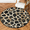 Multicolour 4, variant on CURLYOOT Round Rug 3ft Mexican Style Area Rug, Washable Circle Mat Non Slip Floor Carpet Mat, Mexican Flower Soft Indoor Rugs for Entryway Living Room Dining Room Bedroom
