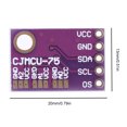 thumbnail image 2 of Peggybuy LM75A CJMCU-75 Temperature Sensor High-speed I2C Interface Development Board High Precision Development Board for Arduino, 2 of 9