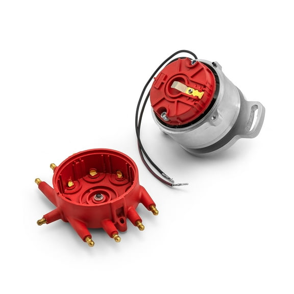 Speedmaster PCE376.1142.02 Compatible with Ford Flathead 2 Bolt 239 1939-1948 8000 Series Pro Billet Distributor [Red]