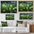 thumbnail image 4 of Designart "Gossamer Veil Ferns Plant art painting II" Floral Canvas Print, 4 of 5