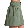 thumbnail image 4 of RBX Active Women's Tennis Golf Skirt with Built-In Shorts and Snap Button Waistband, 4 of 7