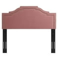thumbnail image 4 of Modway Lucia King/California King Performance Velvet Headboard in Dusty Rose, 4 of 10