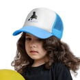 thumbnail image 3 of PAYOHTO Kids Black Horse Baseball Hat Back Adjustable Mesh Breathable Hats Sky Blue Trucker Cap Outdoor Fishing Sun Caps for Boys or Girls ages 4-10, 3 of 9