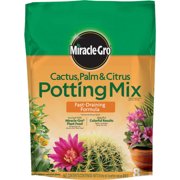 Miracle-Gro 8 Qt. 11 Lb. Fast Draining Cactus, Palm & Citrus Potting Mix