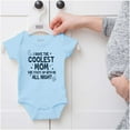 thumbnail image 5 of Funny Cool Moms Stay Up All Night Romper Boys or Girls Infant Baby Brisco Brands 24M, 5 of 6