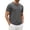 Gray, variant on Men's T Shirts Short Sleeve Casual V Neck T-Shirt Soft Notch Neck Tee Classic Plain Shirts,Light Blue (XXL)