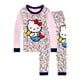 thumbnail image 5 of Hello Kitty Girls primavera y otoño nuevo algodón de manga larga servicio a domicilio camiseta de dibujos animados para niños + pantalones pijama conjunto de ropa interior, 5 of 5