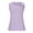 Light Purple, variant on Bainana Women T Shirt Solid Color Sleeveless Crew Neck Basic Tee Comfortable Loose Fit Female Street Casual Wear Tops Clothes Light Purple Size L