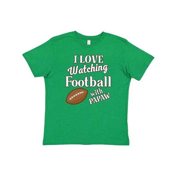 Inktastic Papaw Football Grandson Gift Youth T-Shirt