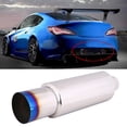 thumbnail image 3 of N1 2.5inch Inlet 4inch Burn Tip N1 Style Stainless Steel Muffler Car Rear Exhaust Pipe, 3 of 7