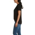 thumbnail image 6 of Matty M Womens' Twist Knot Top (Black, 3X), 6 of 7