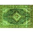 thumbnail image 1 of Ahgly Company Indoor Rectangle Medallion Green Traditional Area Rugs, 2' x 5', 1 of 1