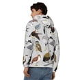 thumbnail image 4 of Naloa Animal Bird Men’s Hoodies, Zip up Hoodie, Sweatshirts,Hoodies for Men Sizes S-3XL-Medium, 4 of 5