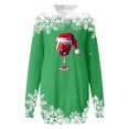 thumbnail image 3 of WILLBEST Vestido Casual Para Mujer, Sudadera Larga Con Estampado Navideño Para Mujer, Top Informal Y Cómodo Para Las Fiestas, 2025 Elegante Y Acogedor Para La Temporada De Invierno., 3 of 3