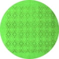 thumbnail image 1 of Ahgly Company Indoor Round Oriental Green Traditional Area Rugs, 6' Round, 1 of 4