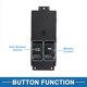thumbnail image 3 of Interruptor de ventana eléctrica Unique Bargains No.935704Y001 para el lado del conductor delantero izquierdo para Kia Rio 2011-2018 Negro, 3 of 7