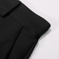 thumbnail image 6 of GBSYEWXS Toddler Girls Trousers Size 5 Years--6 Years Straight Full-Length Elastic Waist Daily Wear Black Pants, 6 of 9