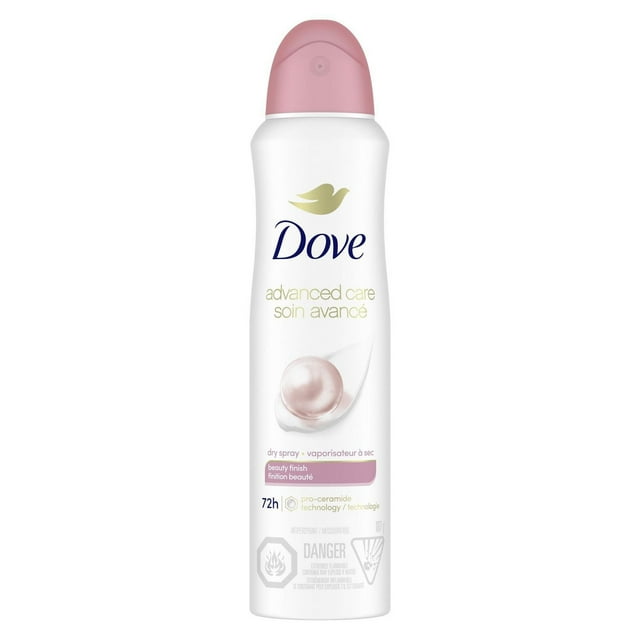 Dove Advanced Care Beauty Finish Dry Spray Antiperspirant, 107g