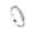 Silver-2 Her, variant on hanxiulin 925 sterling italian silver lover adjustable ring for couple set black and ring for men and women a simple light and love ring for lovers