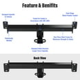 thumbnail image 2 of Magnus Assembly Class 3 Trailer Hitch 2 Inches Receiver Tube Compatible with 2004-2010 BMW X3, 2 of 7