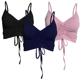 thumbnail image 1 of SET DE 3 BLUSAS DE TIRANTE MUJER ACANALADO STRETCH CON JARETA UNITALLA, 1 of 5