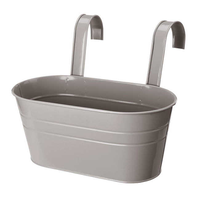 Hook Flower Pot Hooks Home Decoration Iron Sheet Detachable Garden Tools Balcony Oval Tin