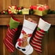 thumbnail image 5 of Christmas Decorative Socks Elderly Snowman White Gift Socks Home Fireplace Hanging Decoration, 5 of 5