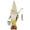 Gold, variant on Swedish Tomte Fishing Gnomes Plush Ornament, Handcrafted Nisse Elves Kitchen Decor with Fishing Rod