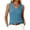 Light Blue#118, variant on Stichou Womens 2026 Summer V Neck Tank Tops Henley Button Spring Summer Sleeveless Lace Trim Ribbed Knit Casual Going Out Cami Shirts Beige XL