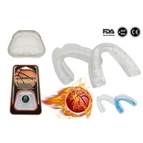 COOLLO SPORTS Boil and Bite Mouth Guard BB for Basketball, Karate, Martial Arts, Wrestling, Boxing (Free Case Included) -Adult Size (Ages 11 & Above)